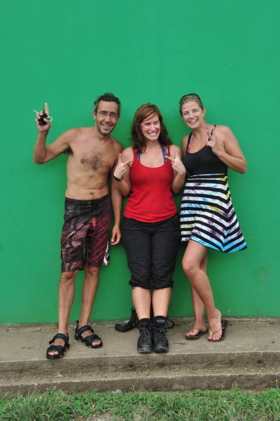 Reencontro com a alemã Tanee, em Bahía Drake, na Península de Osa, no sul da Costa Rica